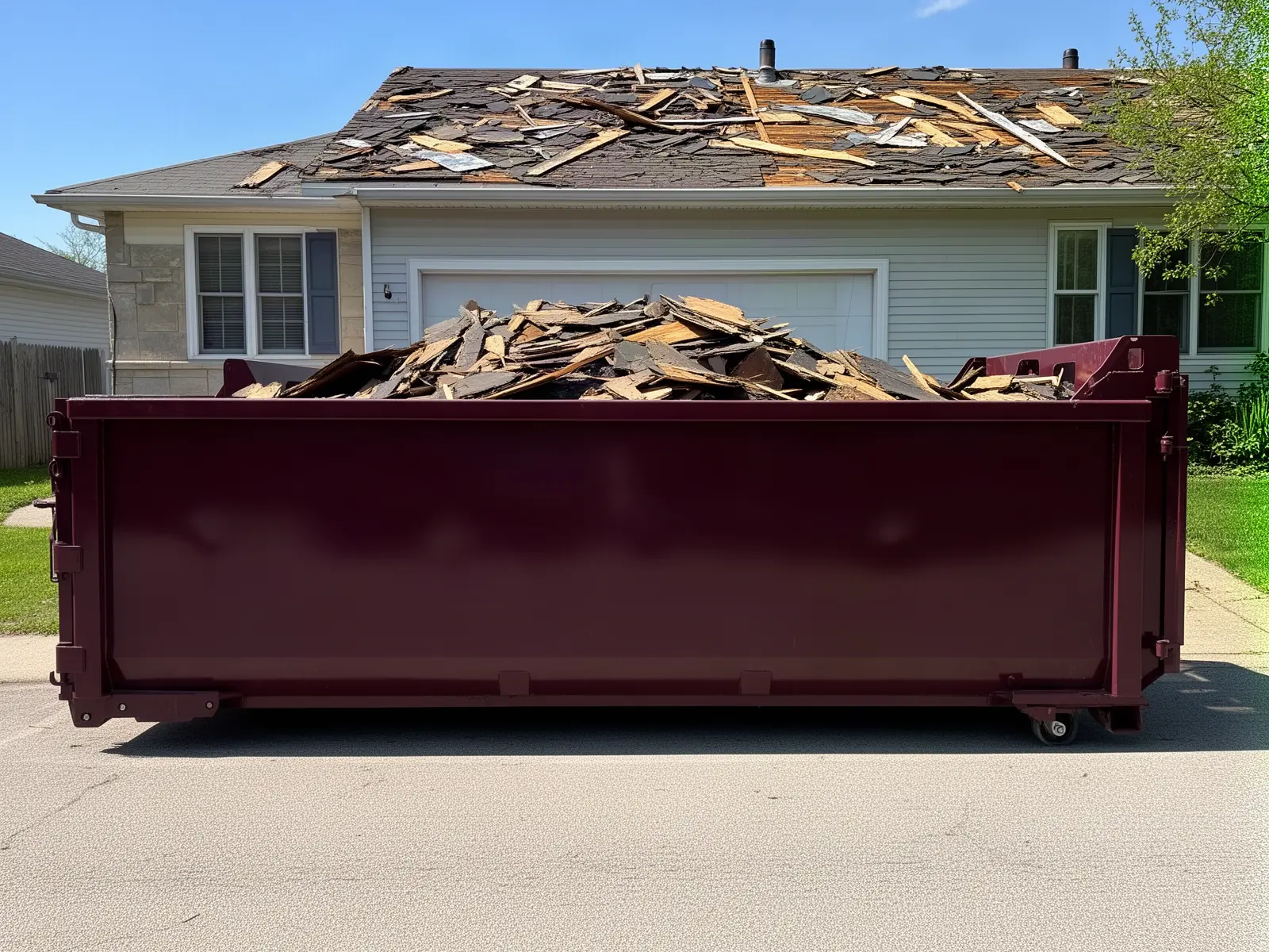Roll-off dumpster from Main Street Waste Solutions in Tucson, AZ